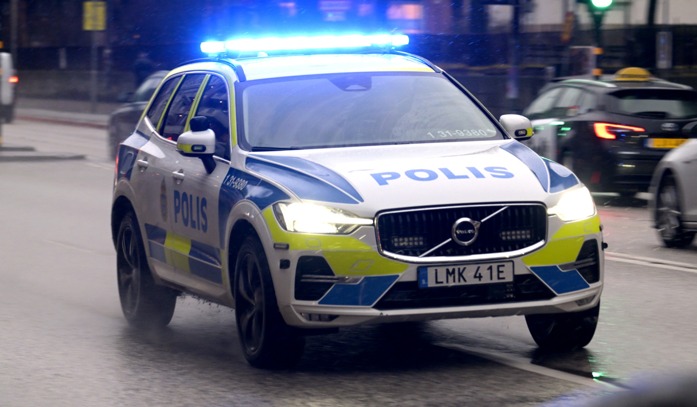 En person misstänks för mordförsök på poliser. Arkivbild. Foto: Janerik Henriksson/TT