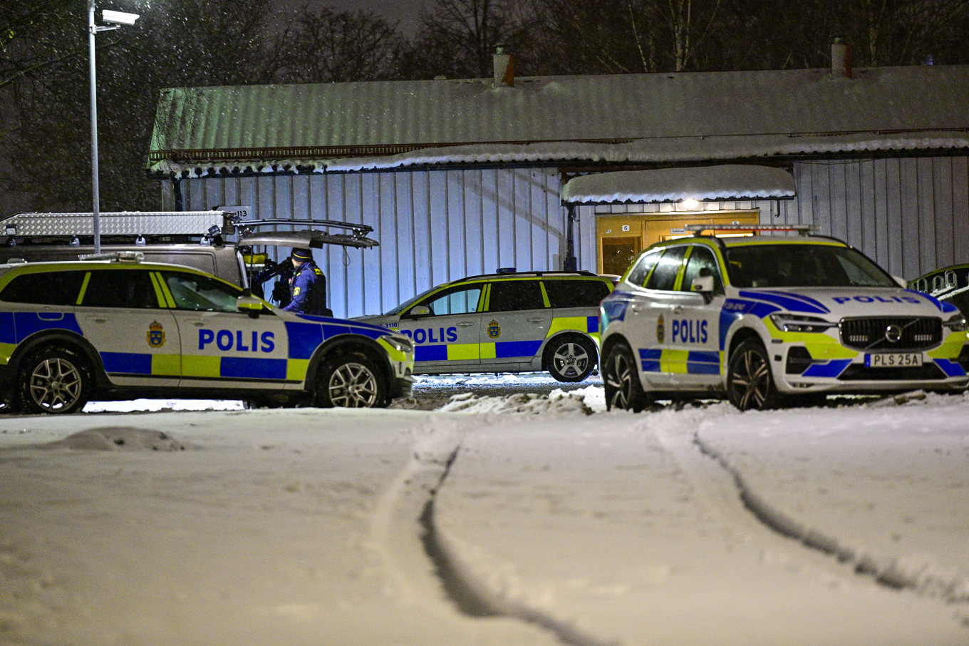 Polisen larmades till brottsplatsen i Södertälje av boende som trott sig ha hört smällare eller fyrverkerier i området. Arkivbild. Foto: Magnus Lejhall/TT