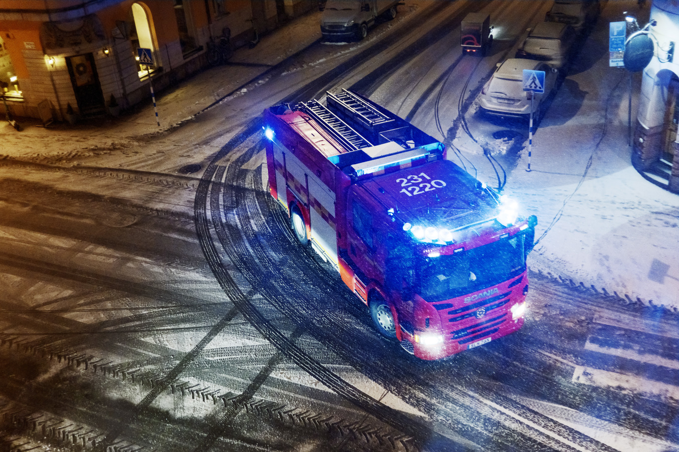 En villa i Bengtsfors kommun har brunnit ner under natten till måndagen. Arkivbild. Foto: Paul Wennerholm/TT