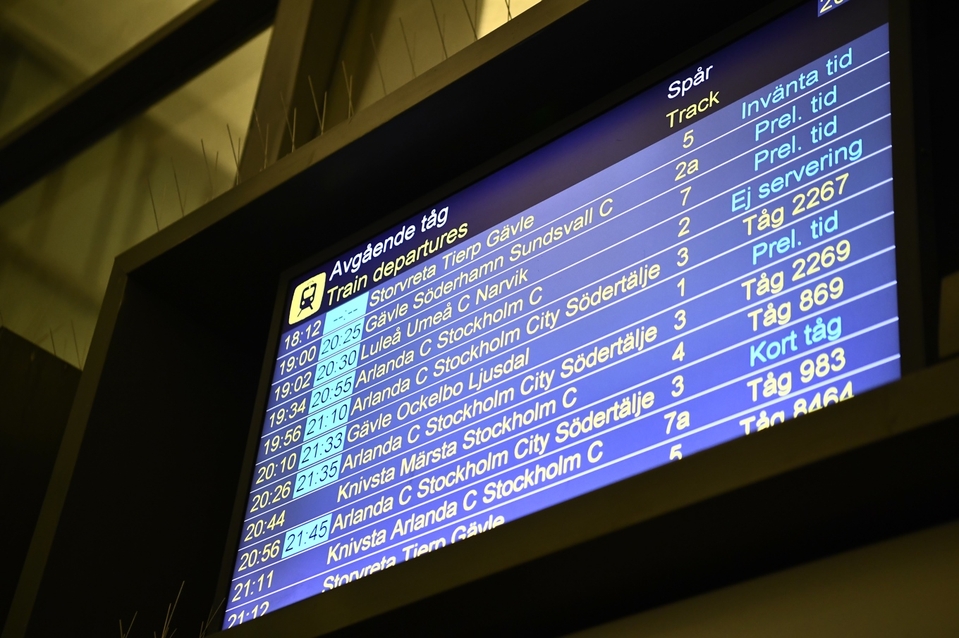 På tisdag eftermiddag är tågstoppet över. Arkivbild. Foto: Caisa Rasmussen/TT