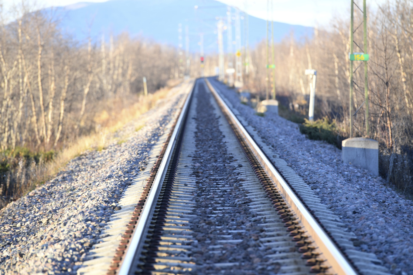Malmbanan planeras att öppnas för trafik igen den 7 mars. Foto: Fredrik Sandberg/TT