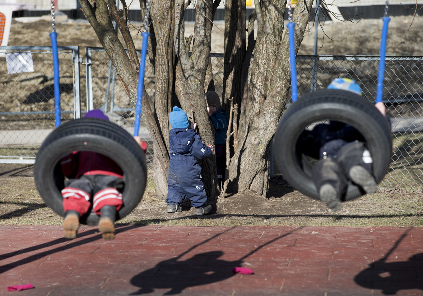 Hälften av förskolorna har dålig utomhusluft, enligt Ekots granskning. Arkivbild. Foto: Gorm Kallestad/NTB/TT