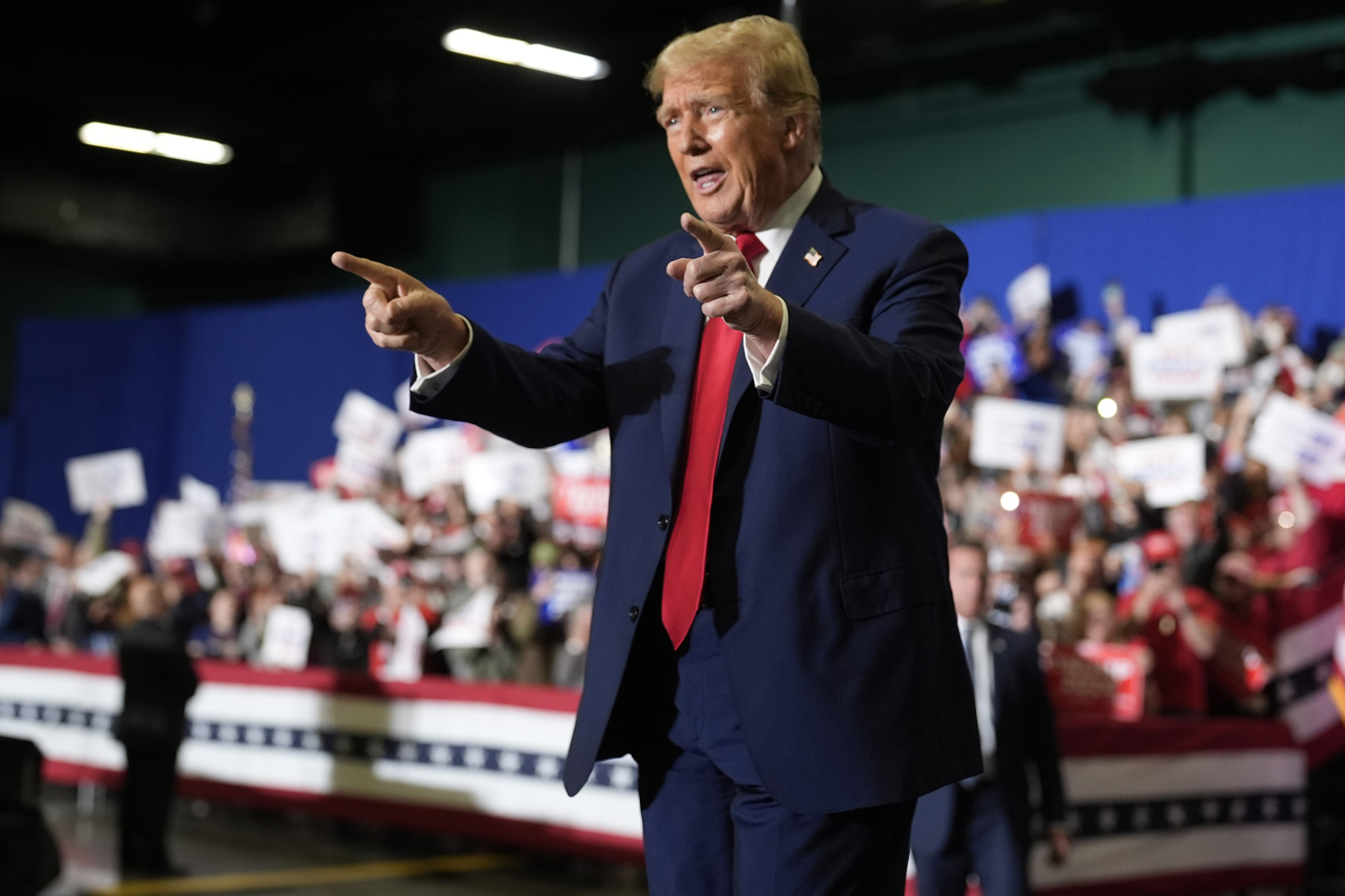 Donald Trump vid ett valmöte förra veckan. Arkivbild. Foto: Chris Carlson