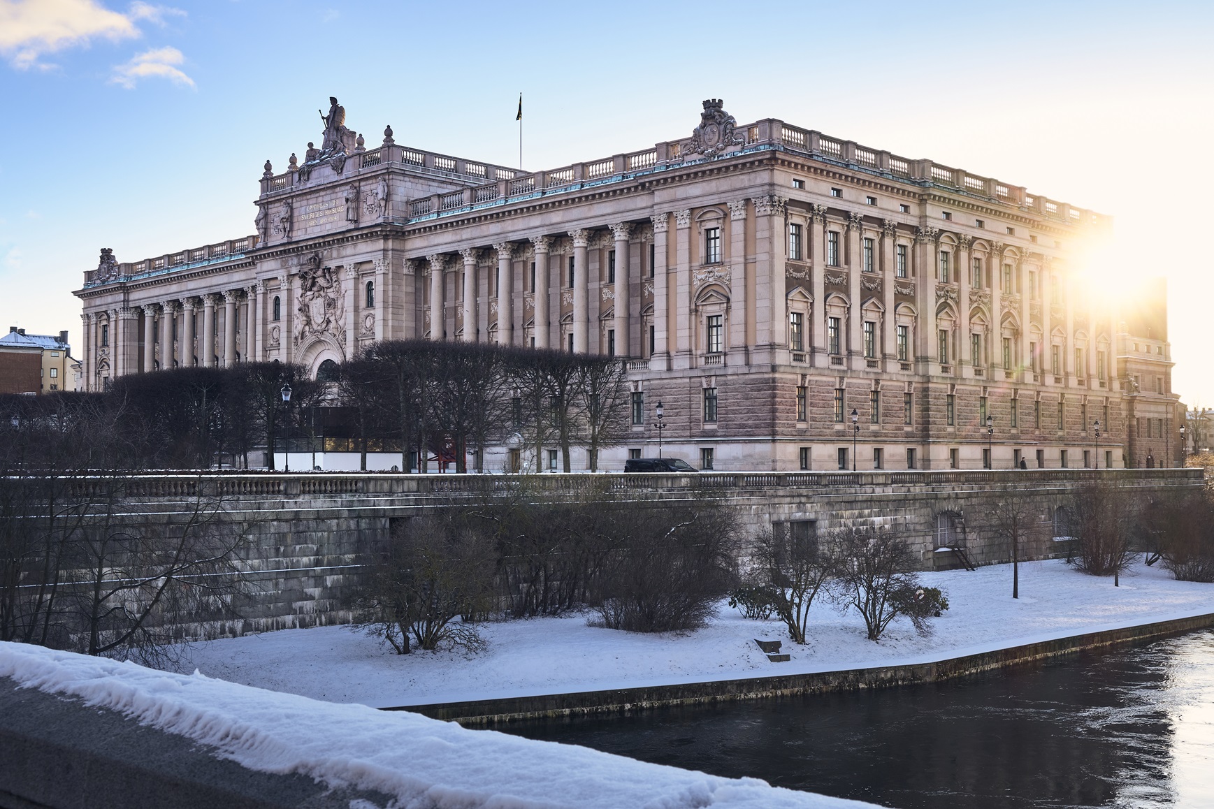 Två män med kopplingar till en islamistisk terrorgrupp misstänks ha planerat en terrorattack mot riksdagen i Sverige. Foto: Johan Landquist Luxemburg