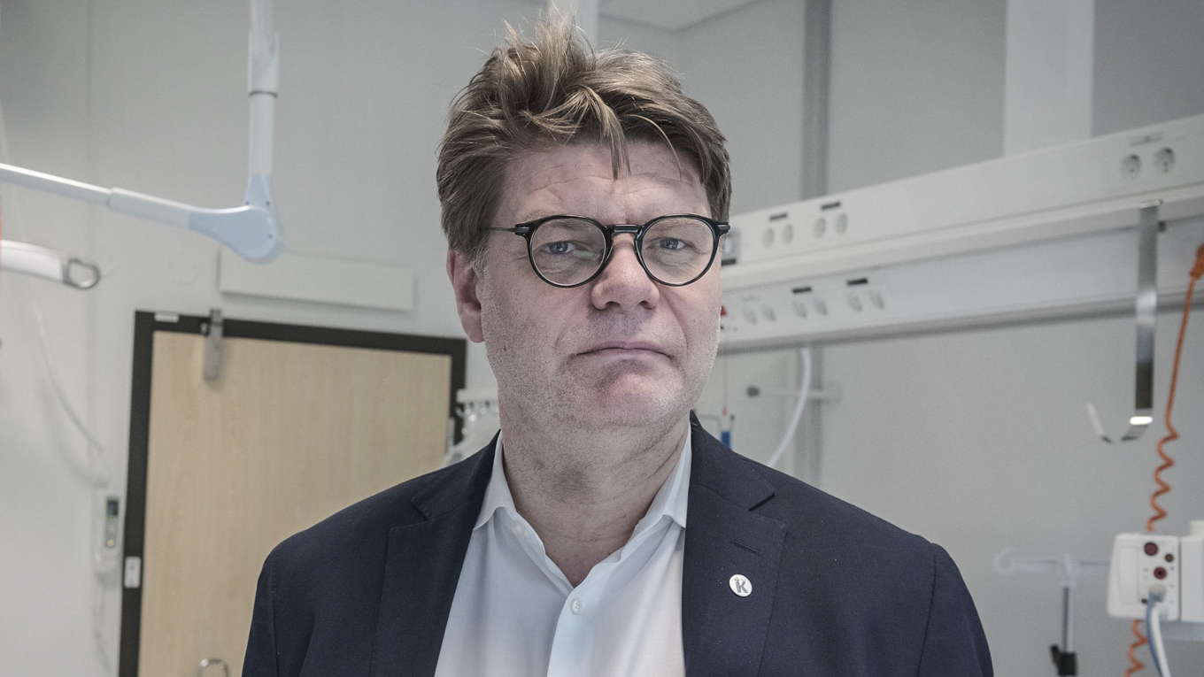 Björn Zoëga, sjukhusdirektör på Karolinska universitetssjukhuset, får nytt jobb i Saudiarabien. Arkivbild Foto: Lisa Arfwidson/SvD/TT