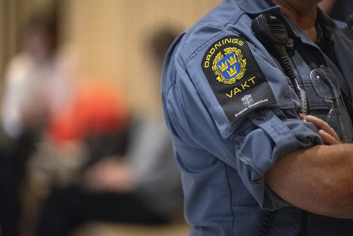 Inom Sveriges Domstolar finns i dag omkring 280 anställda ordningsvakter. Arkivbild. Foto: Johan Nilsson/TT