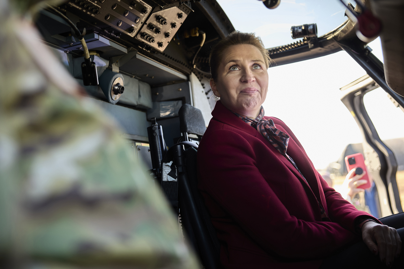 Danmarks statsminister Mette Frederiksen föreslår utökade försvarsutgifter och värnplikt. Arkivbild. Foto: Mikkel Berg Pedersen/Ritzau