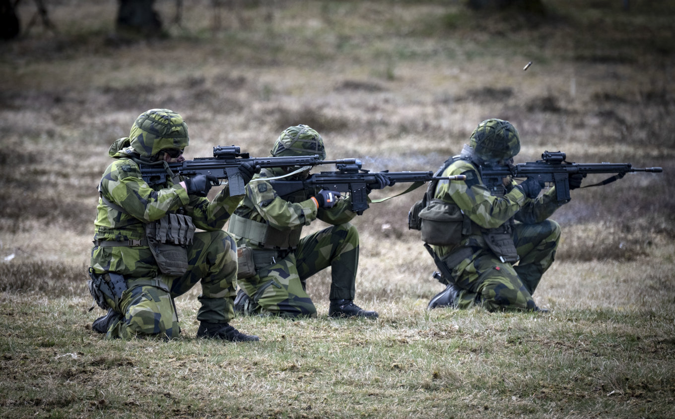 Finkalibrig ammunition för 2,8 miljarder kronor har beställts till Försvarsmakten. Arkivbild. Foto: Johan Nilsson/TT