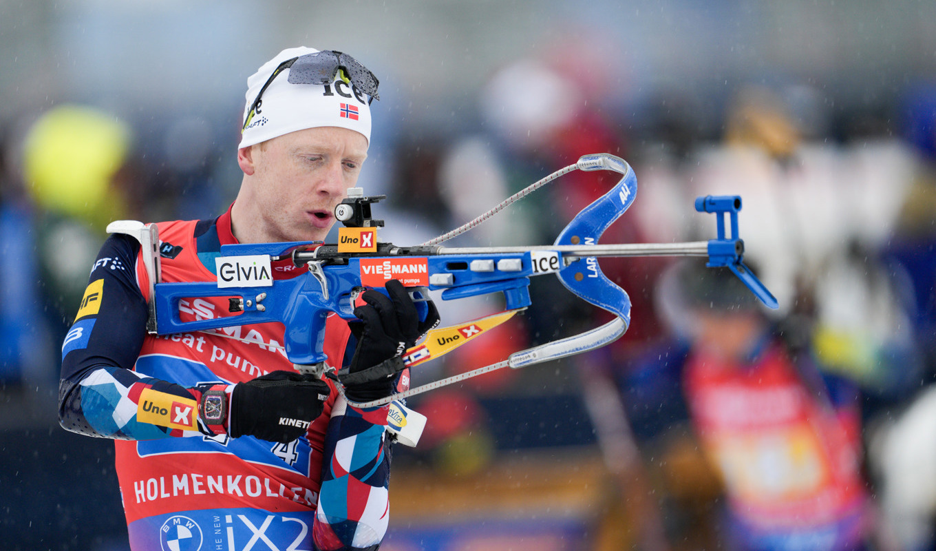 Johannes Thingnes Bø vann sprinten i Canmore. Arkivbild. Foto: Javad Parsa/NTB/TT