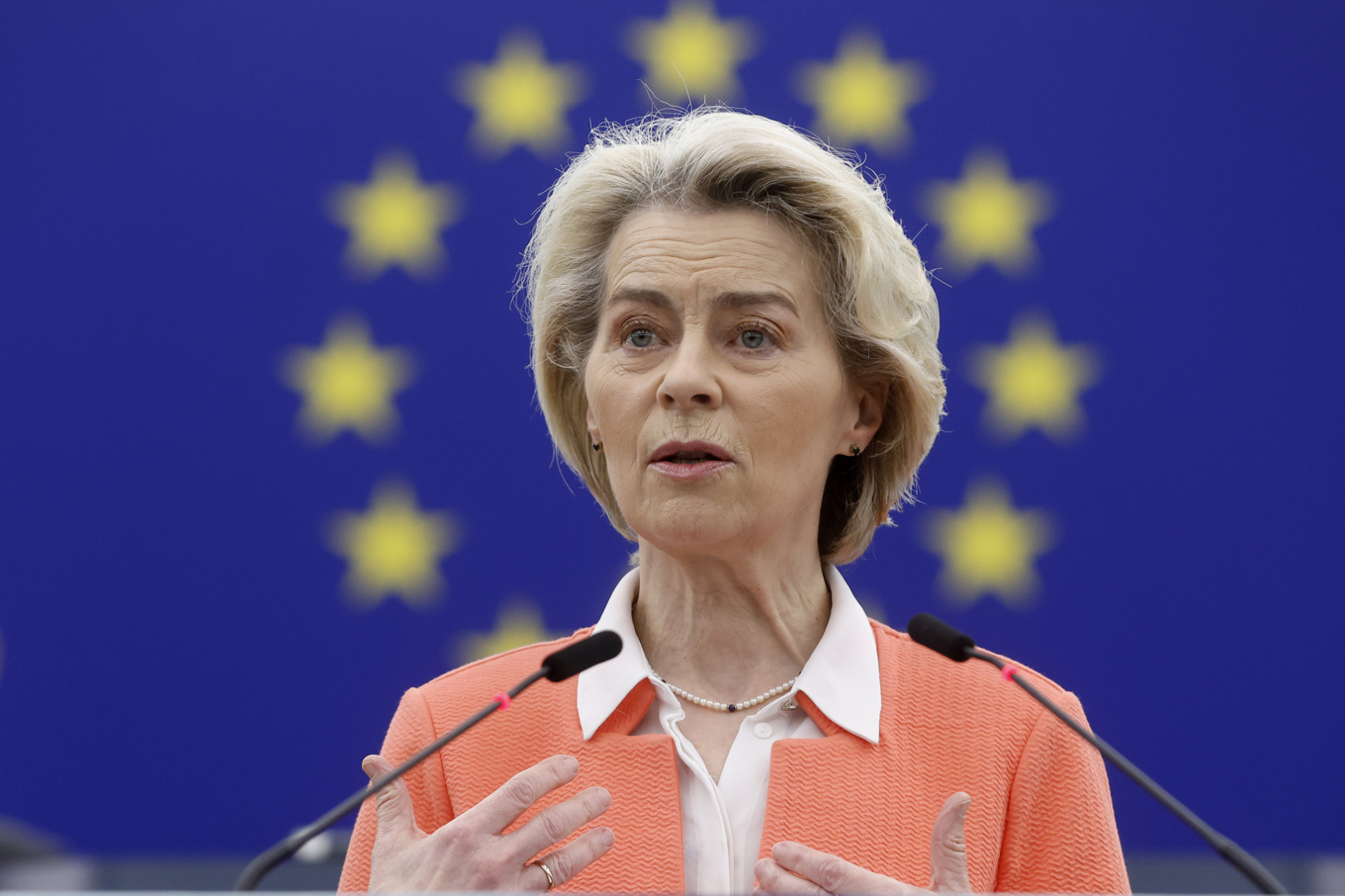 EU-kommissionens ordförande Ursula von der Leyen. Arkivbild. Foto: Jean-Francois Badias AP/TT