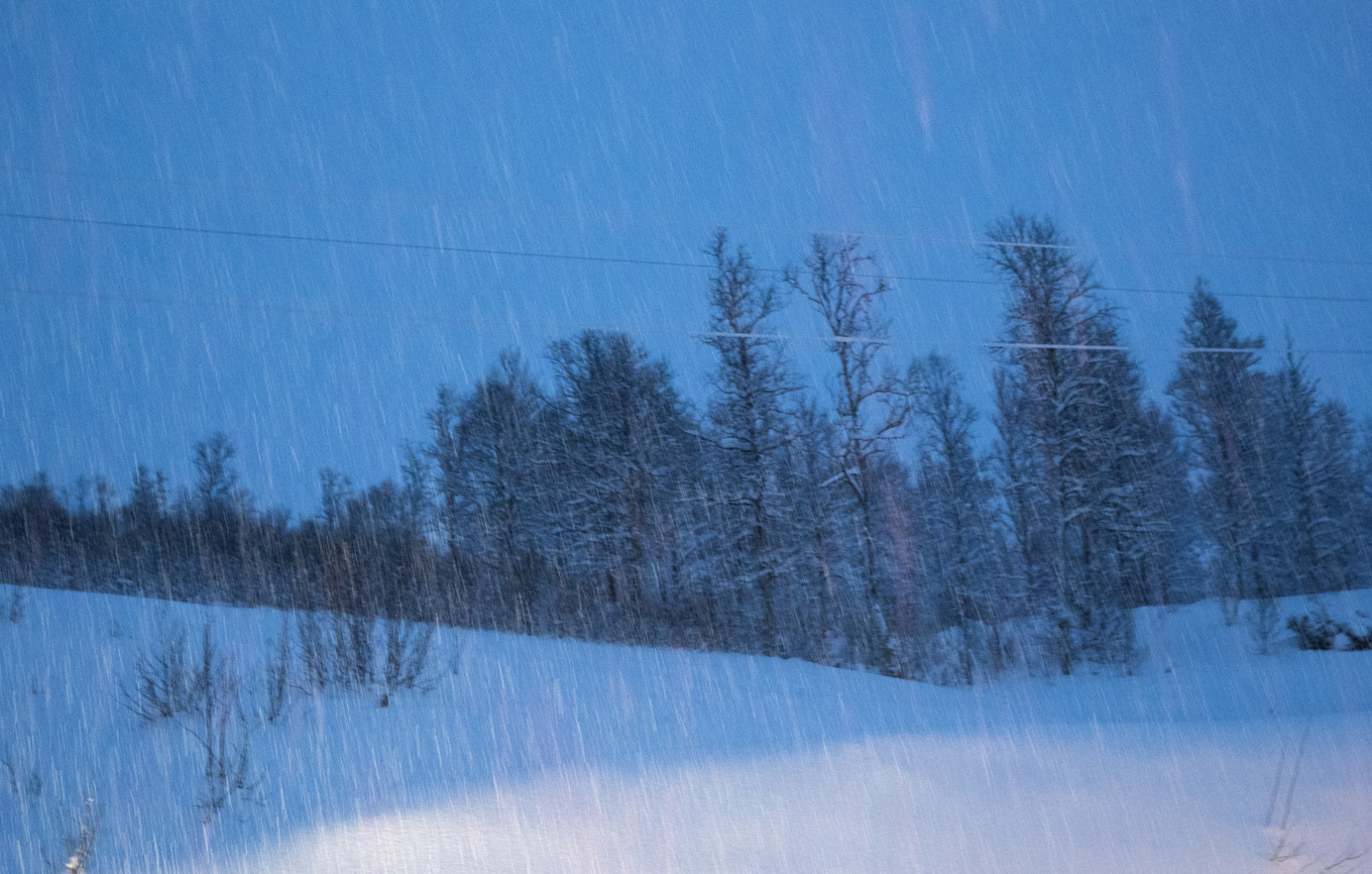 Snö i Tromsö. Arkivbild. Foto: Terje Bendiksby/NTB/TT