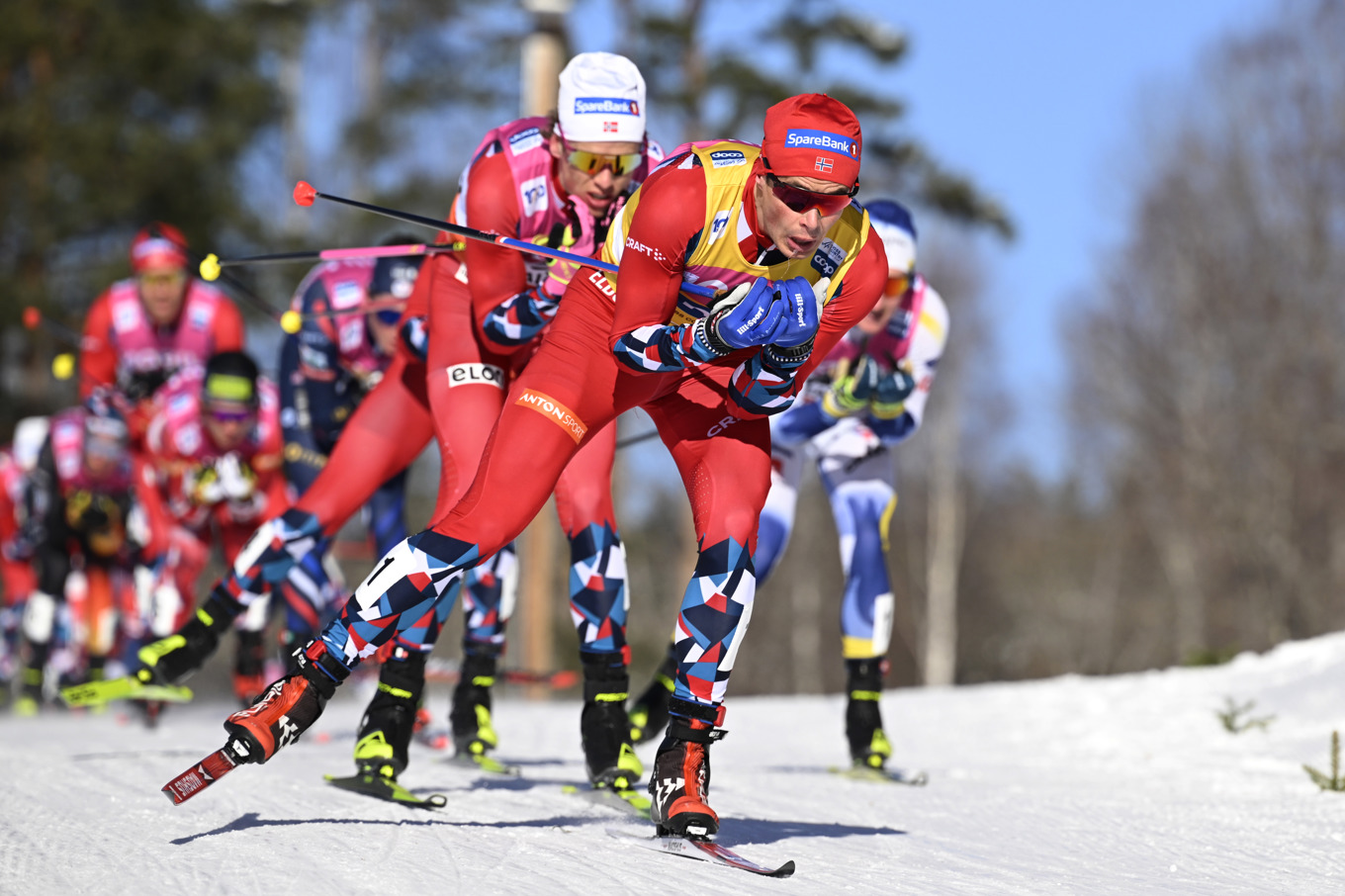 Østberg Amundsen vann den totala världscupen. Foto: Anders Wiklund/TT