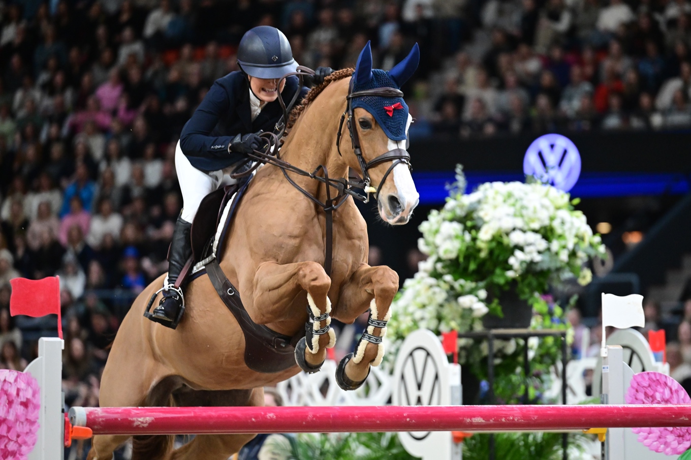 Amanda Landeblad och For Killy skrällde med en femteplats i världscupen i Göteborg. Nu får Landeblad starta för Sverige i League of Nations i Florida. Arkivbild. Foto: Björn Larsson Rosvall/TT/TT