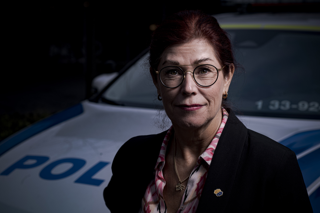 Polisförbundets ordförande Katharina von Sydow vill se fler – och välutbildade poliser. Arkivbild. Foto: Tim Aro/TT