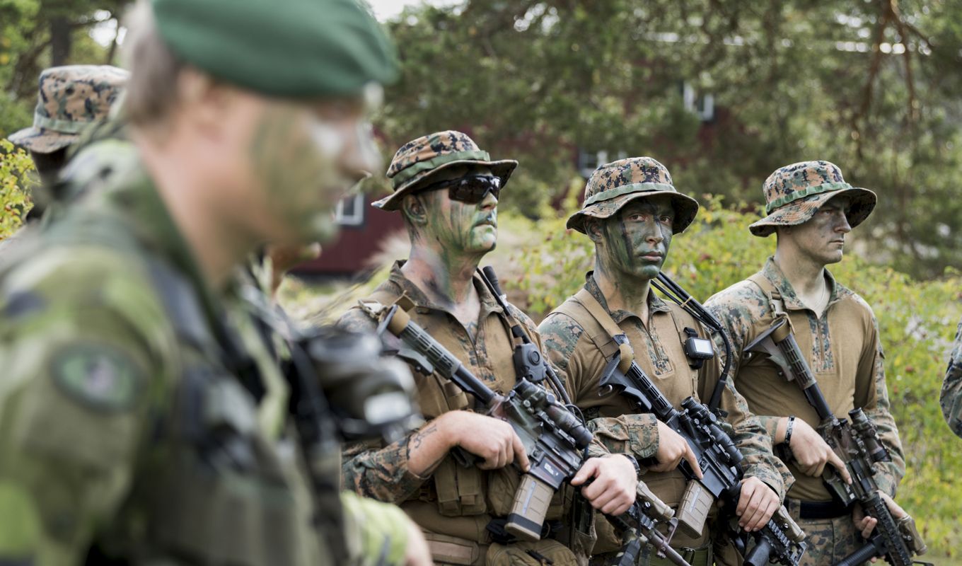 DCA-avtalet ger den amerikanska militären rätt att använda totalt 17 svenska baser över hela landet. Arkivbild. Foto: Mikaela Landeström/TT