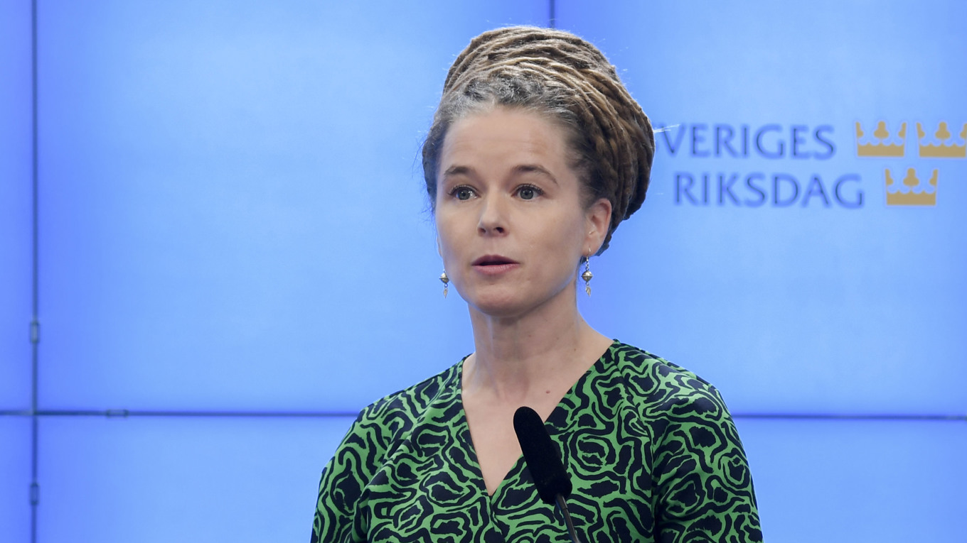 Amanda Lind kandiderar som språkrör. Arkivbild Foto: Fredrik Surell/TT