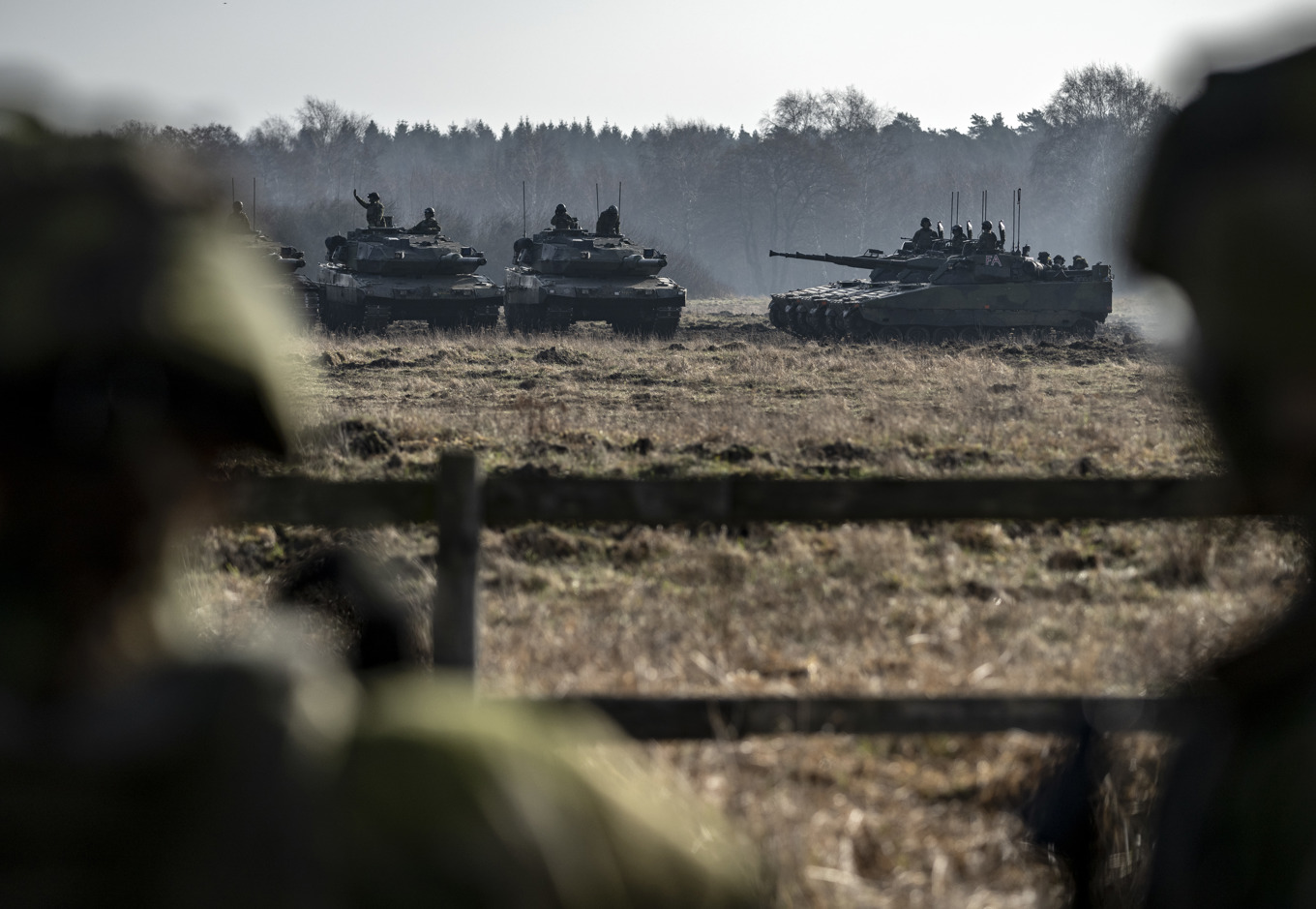 Stridsvagn 122 och Stridsfordon 90. Arkivbild. Foto: Johan Nilsson/TT
