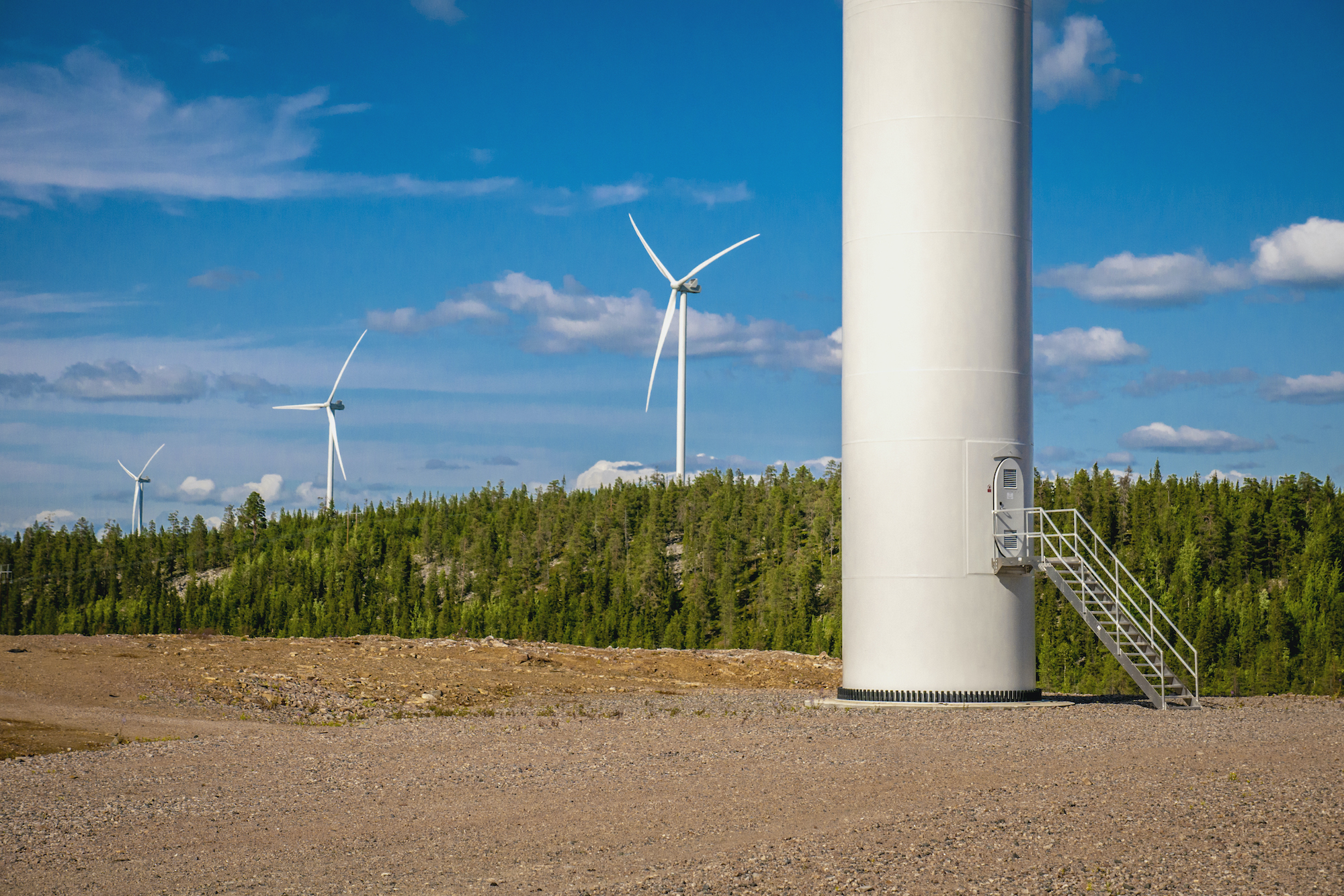 Lehtirova vindkraftspark med sina 40 turbiner i Norrbottens län, är en av de anläggningar som år efter år gått med förlust. Foto: Bilbo Lantto