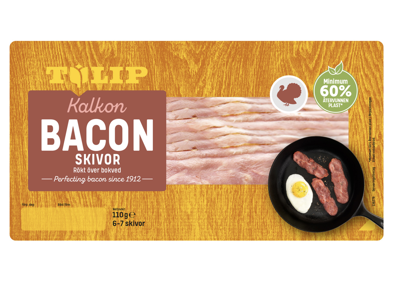 Danish Crown återkallar Tulip kalkonbacon. Foto: Danish Crown