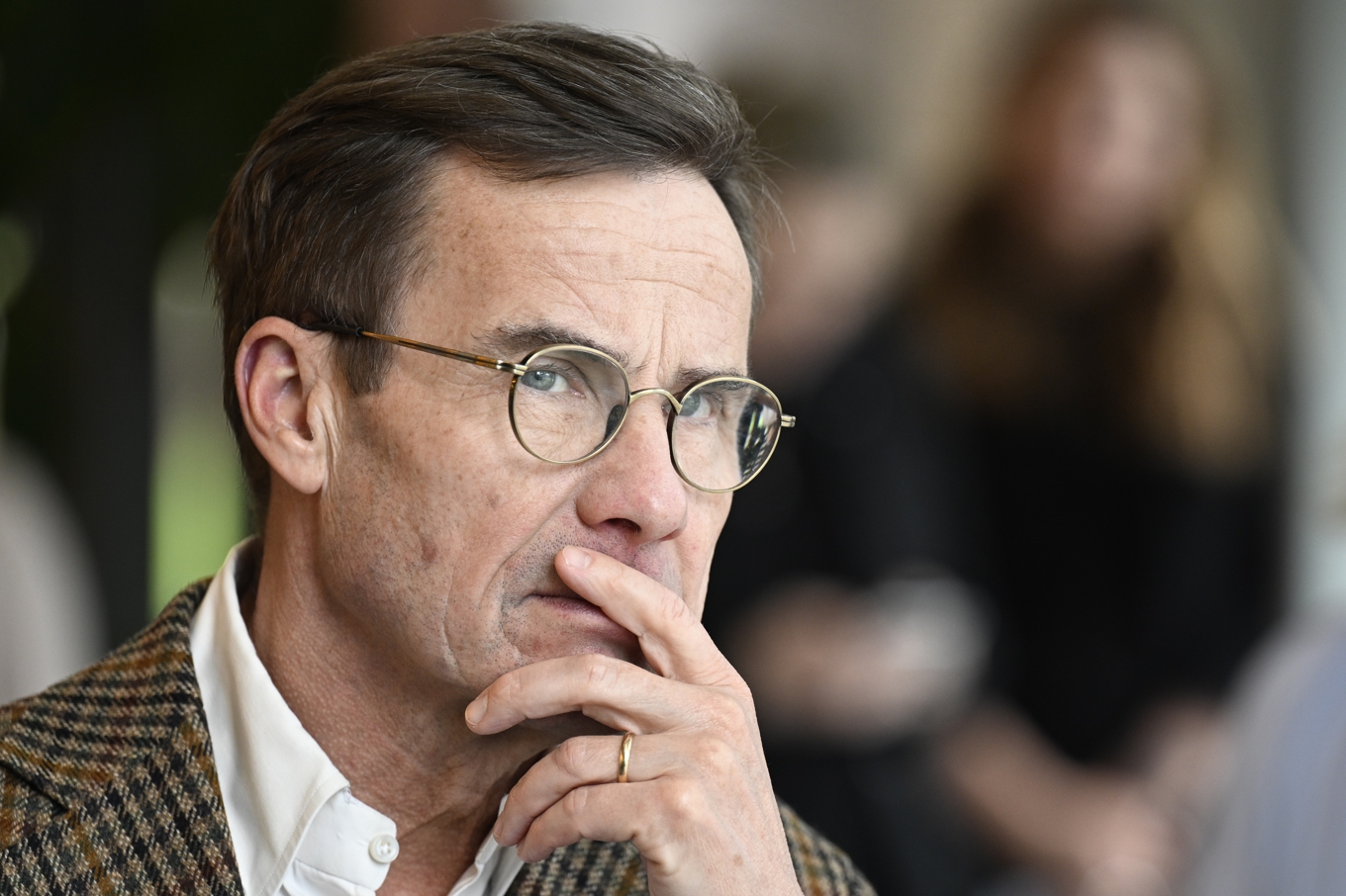 Statsminister Ulf Kristersson (M). Arkivbild. Foto: Johan Nilsson/TT