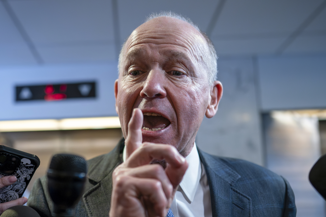 Boeings vd Dave Calhoun. Arkivbild. Foto: J. Scott Applewhite/AP/TT