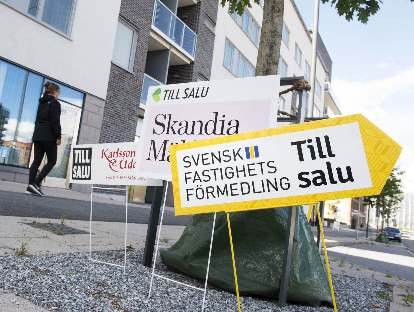 Under första kvartalet 2024 har det varit ökad omsättning och högre aktivitet på bostadsmarknaden. Arkivbild. Foto: Fredrik Sandberg/TT