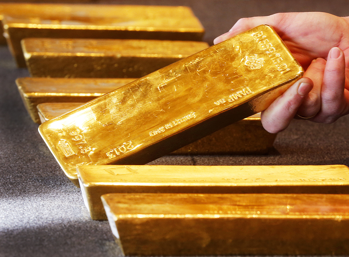 Kinas centralbank sitter på stora mängder guld. Arkivbild. Foto: Michael Probst/AP/TT