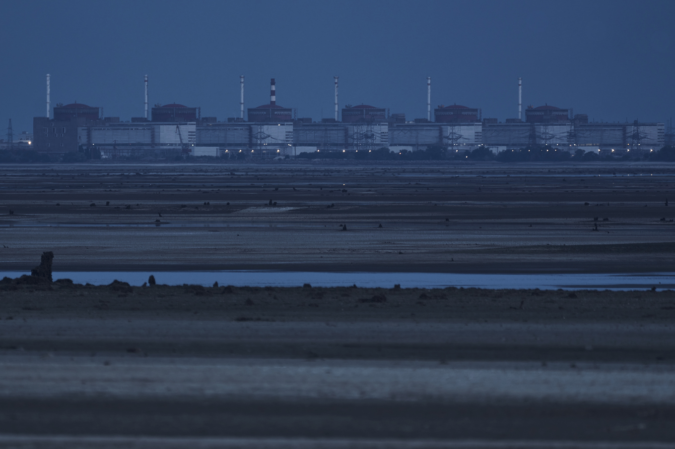 Europas största kärnkraftverk i Zaporizjzja, som ockuperats av Ryssland sedan 2022. Arkivbild. Foto: LIBKOS/AP/TT