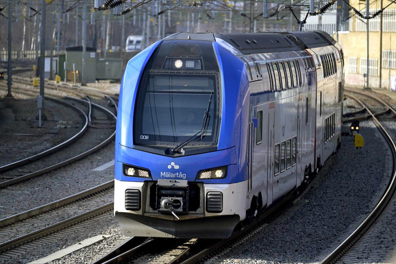 Tågtrafiken mellan Norrköping och Södertälje syd leds om efter en olycka. Arkivbild. Foto: Janerik Henriksson/TT