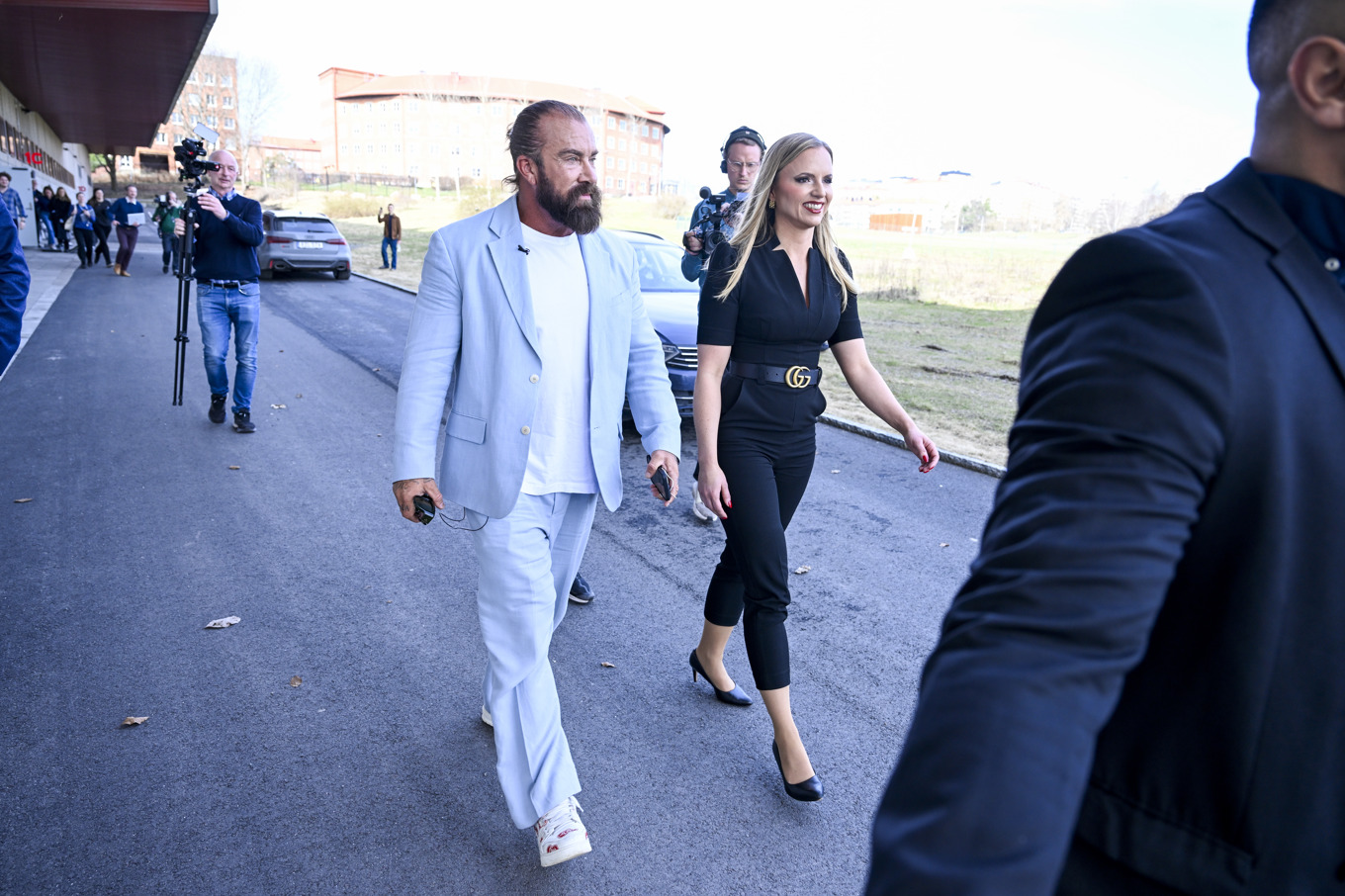 Jan Emanuel är det nystartade partiet Folklistans toppkandidat inför EU-valet. Foto: Jessica Gow/TT