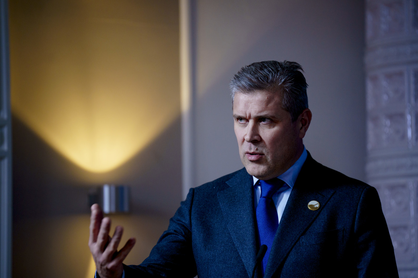 Islands nye statsminister Bjarni Benediktsson. Arkivbild. Foto: Stian Lysberg Solum/NTB/TT