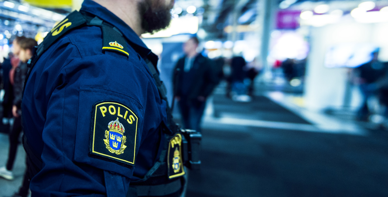 Polisen får möjlighet att införa visitationszoner, beslutade riksdagen. Lagen förväntas träda i kraft den 25 april 2024. Arkivbild. Foto: Hanna Franzén/TT