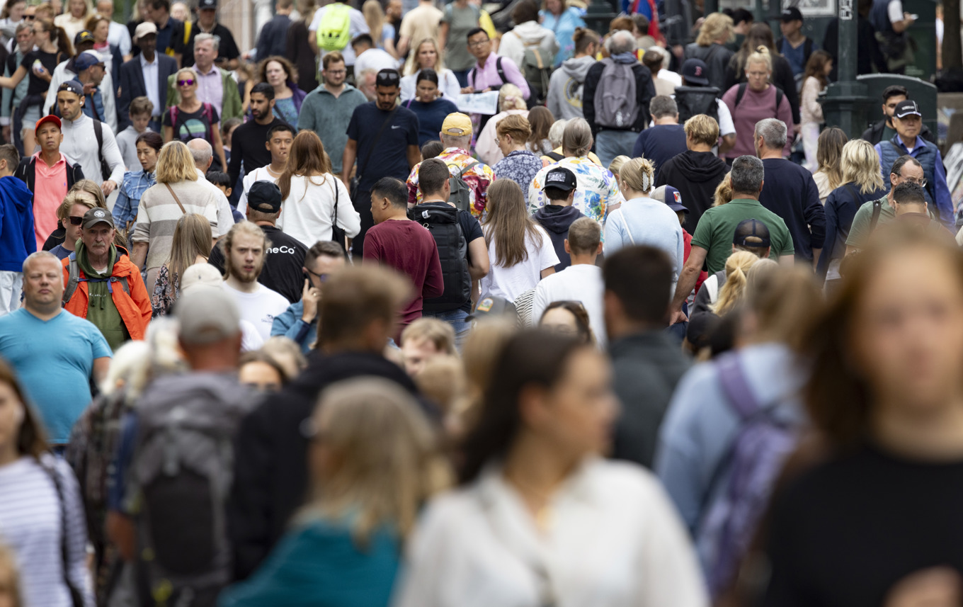 Norsk BNP sjönk i februari. Arkivbild Foto: Geir Olsen/NTB/TT