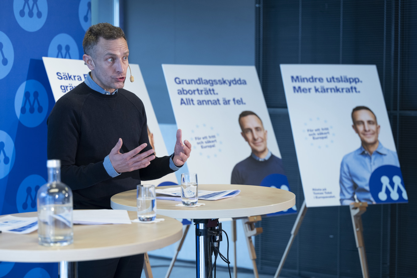EU-parlamentariker Tomas Tobé under Moderaternas Sverigemöte på Stockholm Waterfront. Foto: Fredrik Sandberg/TT