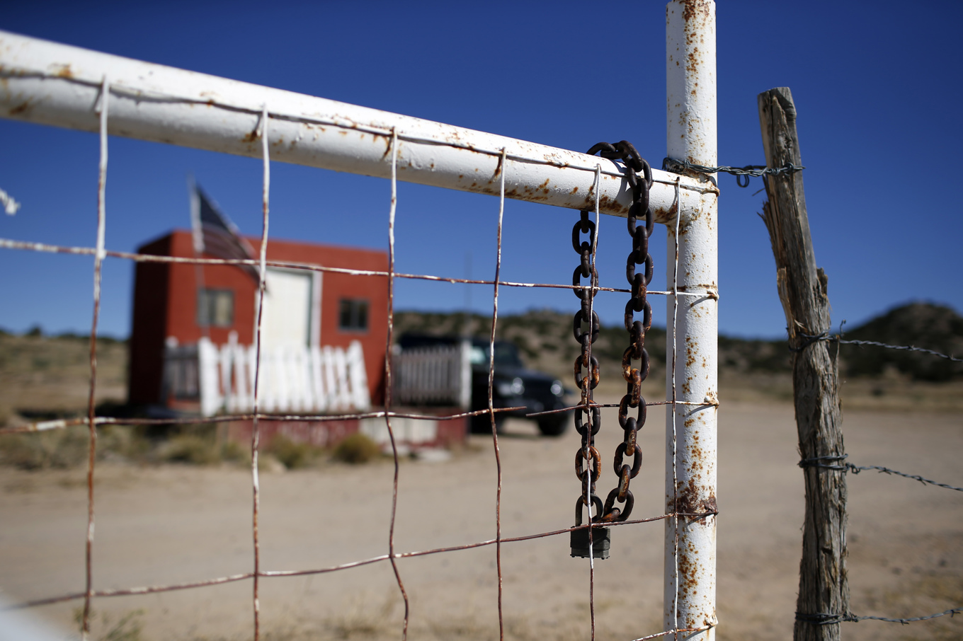 Bonanza Creek Ranch i Santa Fe där dödsskjutningen under inspelningen av "Rust" skedde. Arkivbild. Foto: Andres Leighton/AP/TT