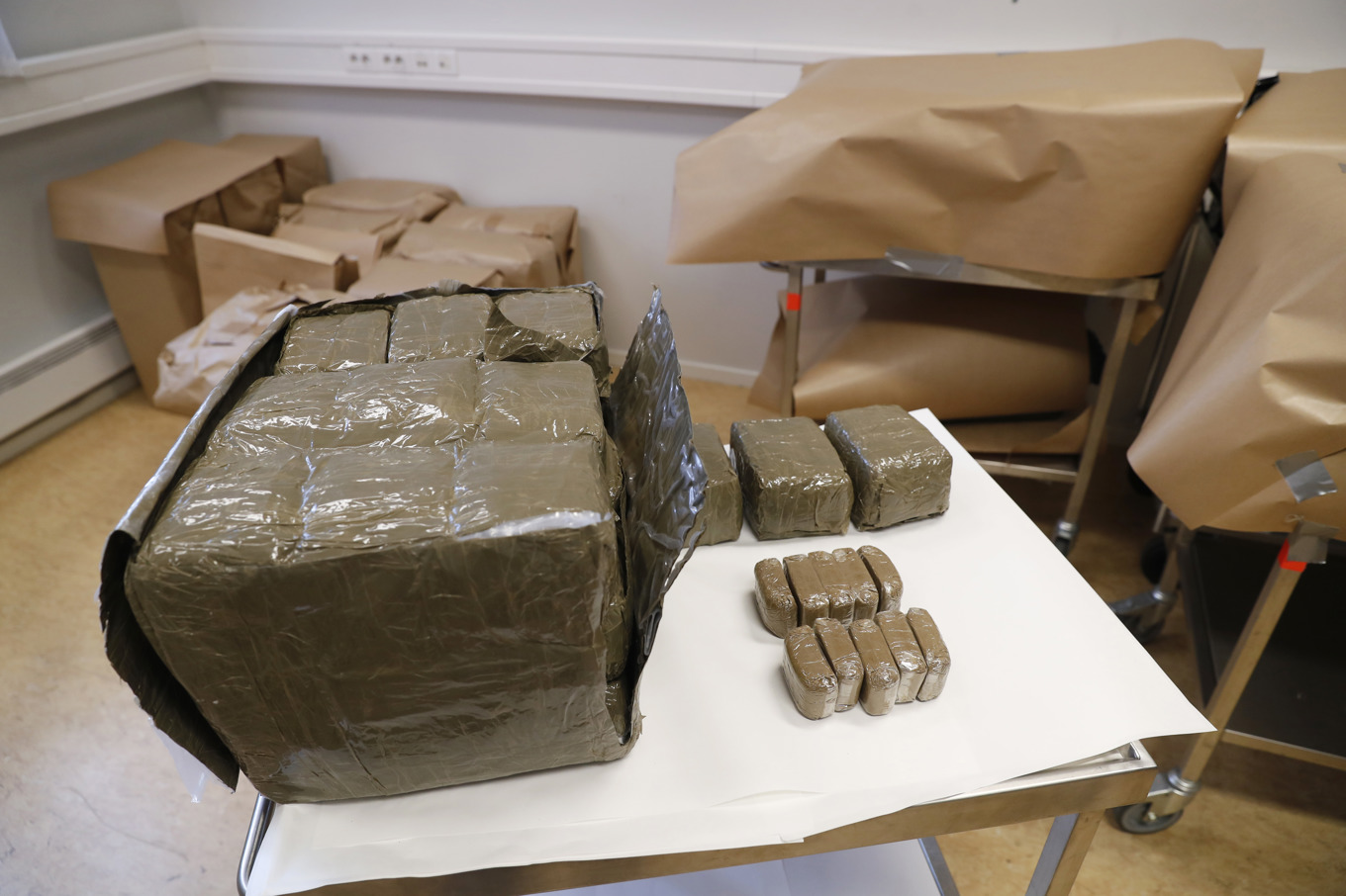 Beslagtagen cannabis i Norge. Arkivbild. Foto: Cornelius Poppe/NTB/TT