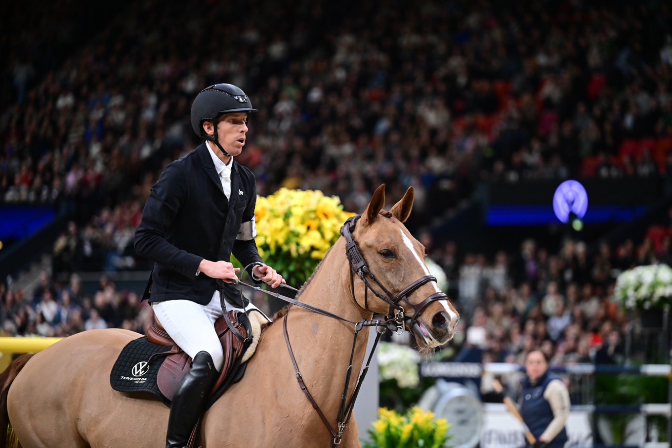 Henrik von Eckermann och King Edward vann även världscupfinalens andra omgång – på nytt före Peder Fredricson. Arkivbild. Foto: Björn Larsson Rosvall/TT/TT