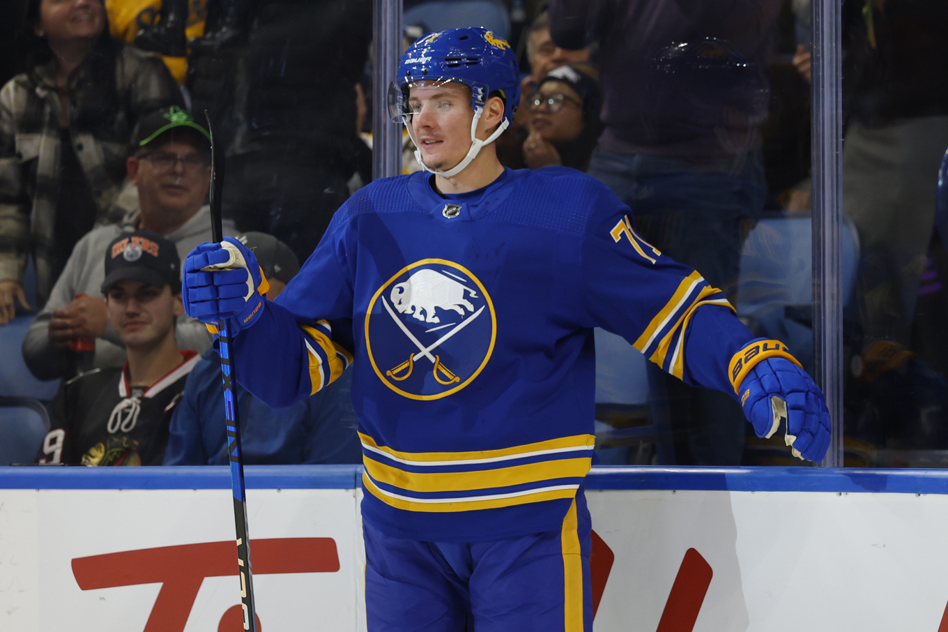 Buffalos Victor Olofsson. Arkivbild. Foto: Jeffrey T. Barnes/AP/TT