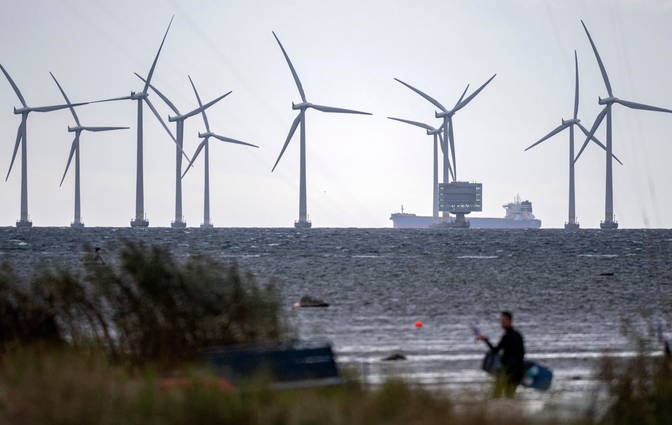 Vindkraft nära Öresundsbron. Arkivbild. Foto: Johan Nilsson/TT