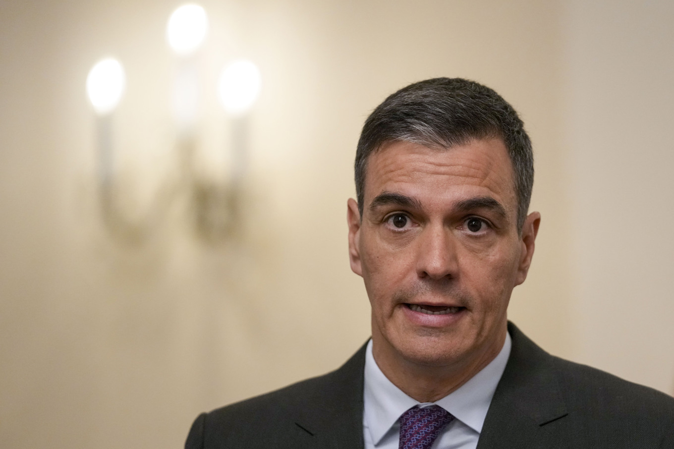 Spaniens premiärminister Pedro Sánchez. Arkivbild. Foto: Darko Vojinovic/AP/TT
