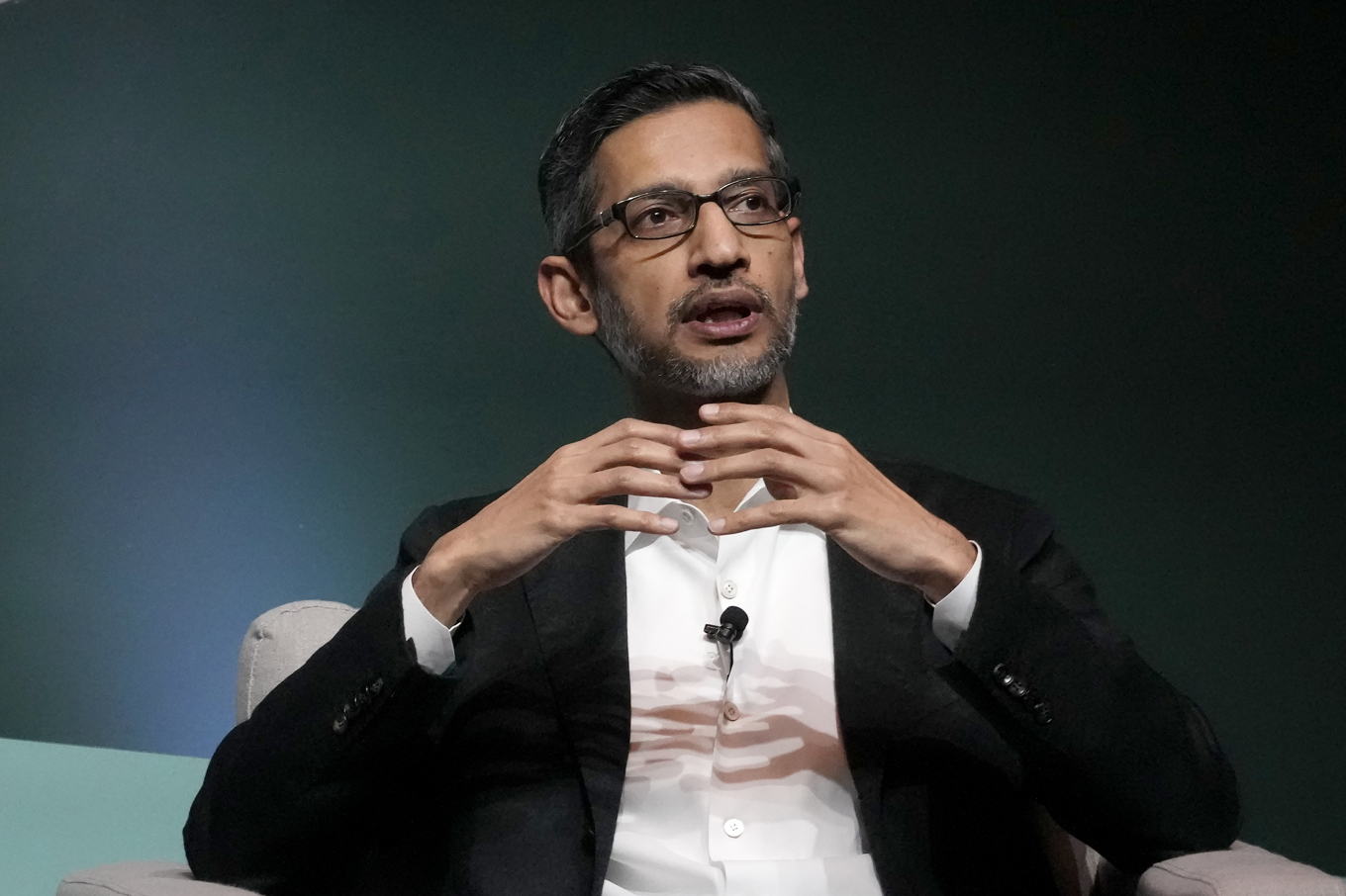 Googles högste chef Sundar Pichai. Arkivbild. Foto: Jeff Chiu/AP/TT