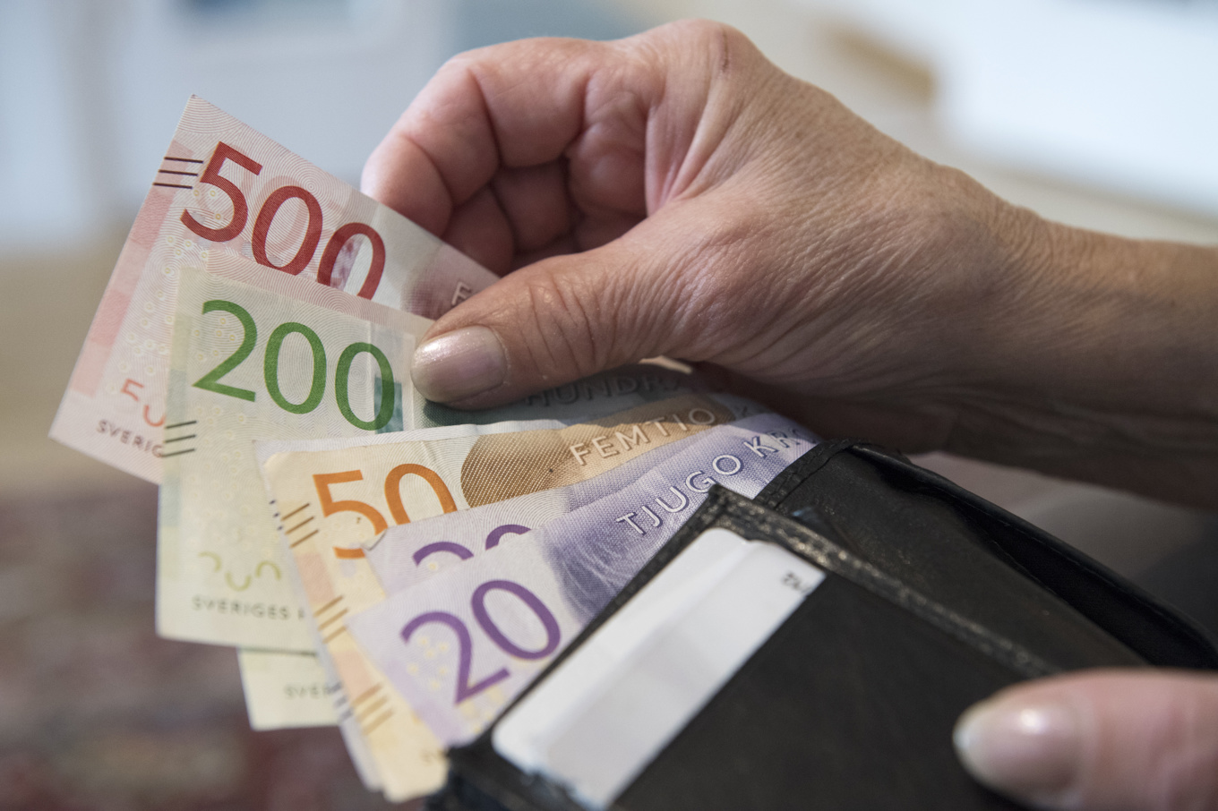 Så ser hushållen på ekonomin. Arkivbild. Foto: Henrik Montgomery/TT