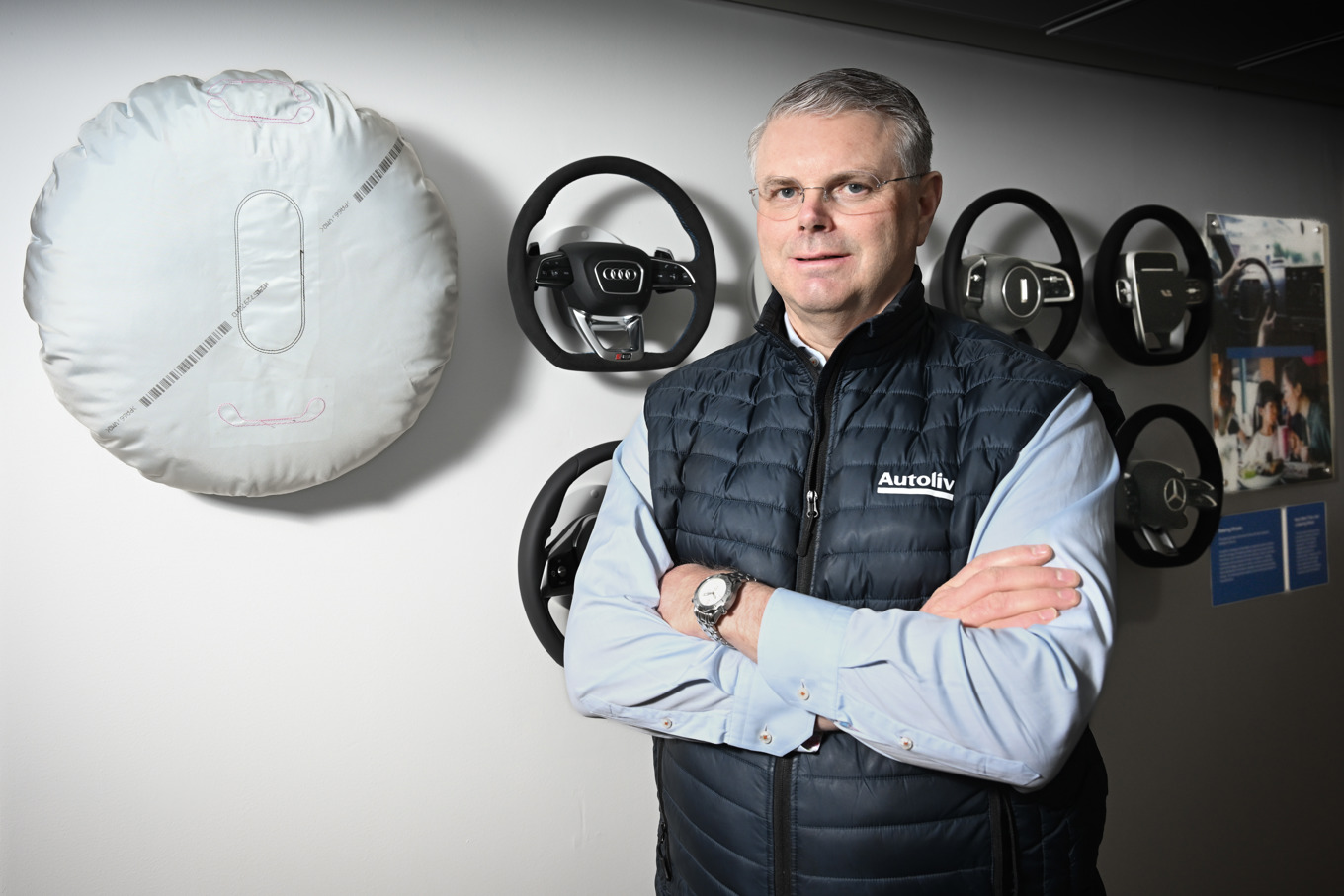 Trafiksäkerhetsföretaget Autolivs vd Mikael Bratt. Foto: JONAS EKSTRÖMER/TT