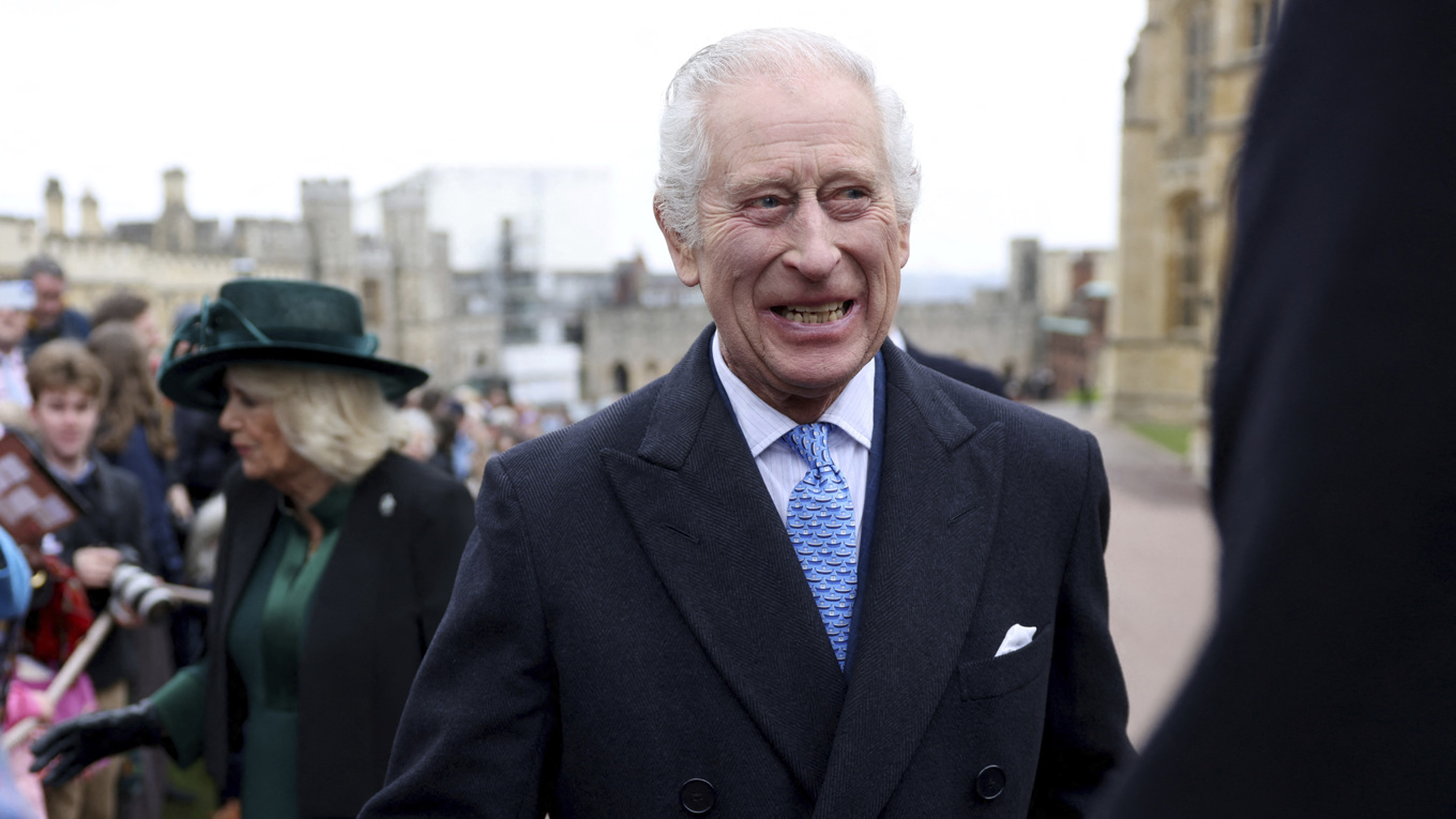 Storbritanniens kung Charles börjar trappa upp arbete efter cancerbehandlingen. Arkivbild. Foto: Hollie Adams/AP/TT