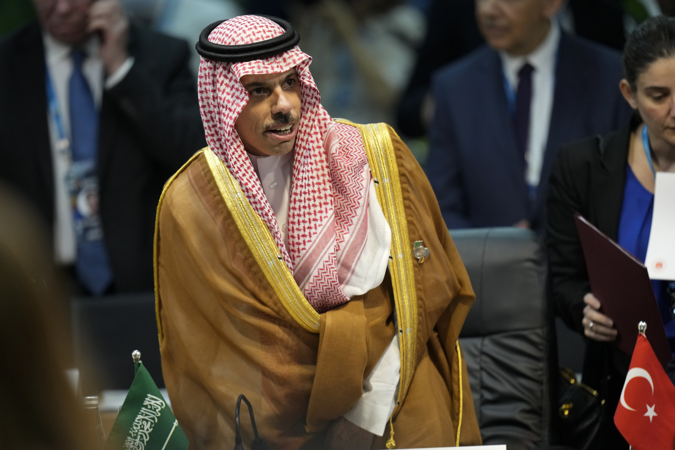 Saudiarabiens utrikesminister Faisal bin Farhan. Arkivbild. Foto: Silvia Izquierdo/AP/TT