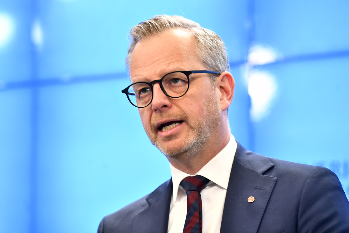 Mikael Damberg (S) på måndagen. Foto: Samuel Steén/TT