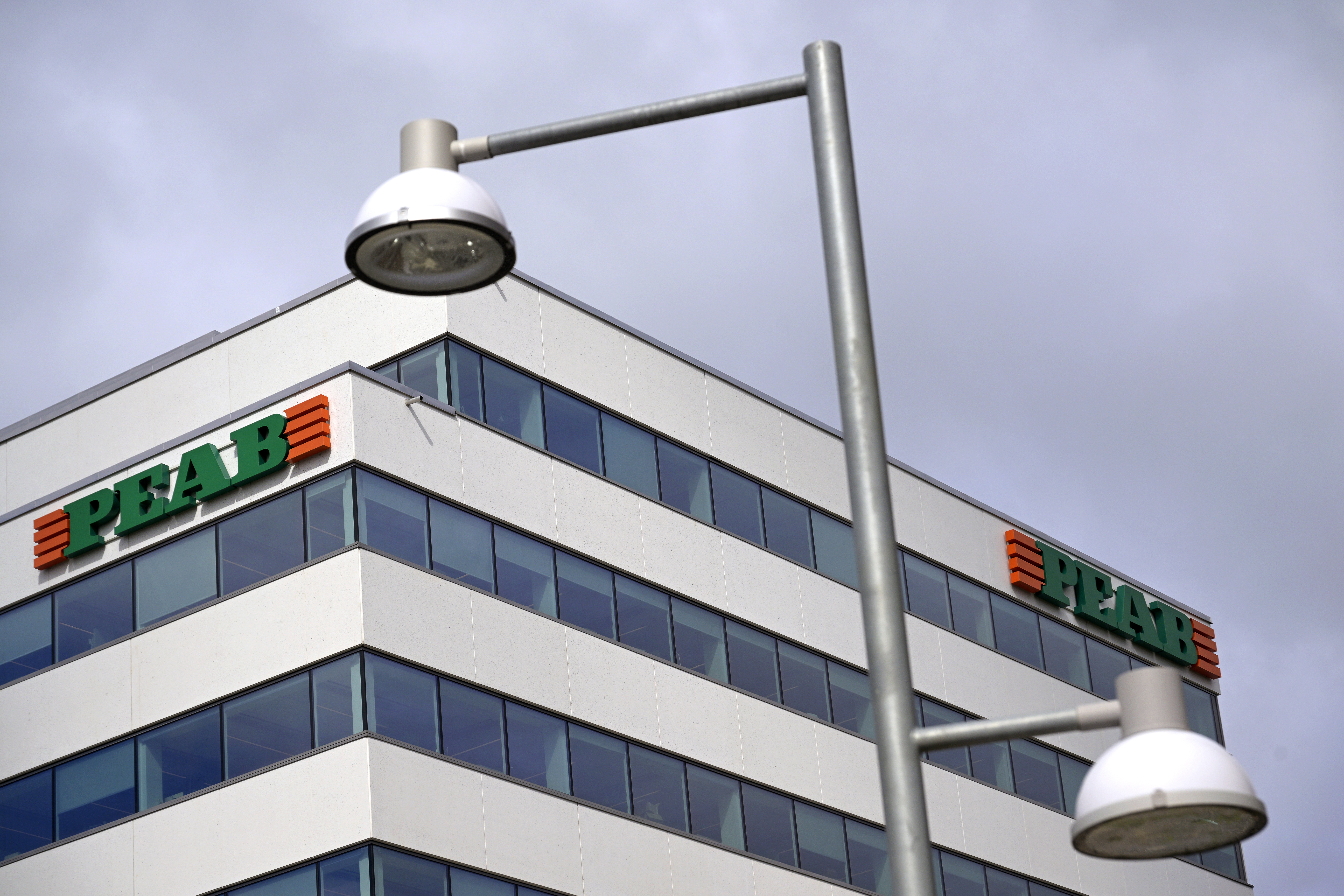 Kvartalsrapport från byggkoncernen Peab. Arkivbild Foto: Janerik Henriksson/TT