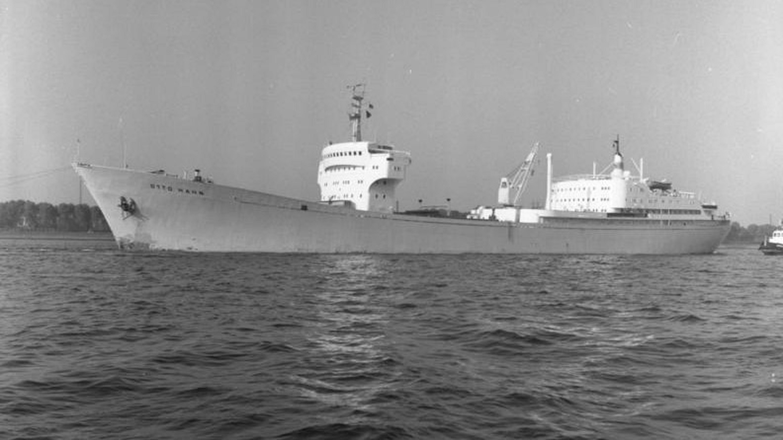 N/S Otto Hahn, det första av endast fyra reaktordrivna fraktfartyg i världshistorien. Är det läge för comeback på grund av tuffare utsläppskrav? Foto: Bundesarchiv, B 145 Bild-F031999-0006/Engelbert Reineke/CC-BY-SA 3.0