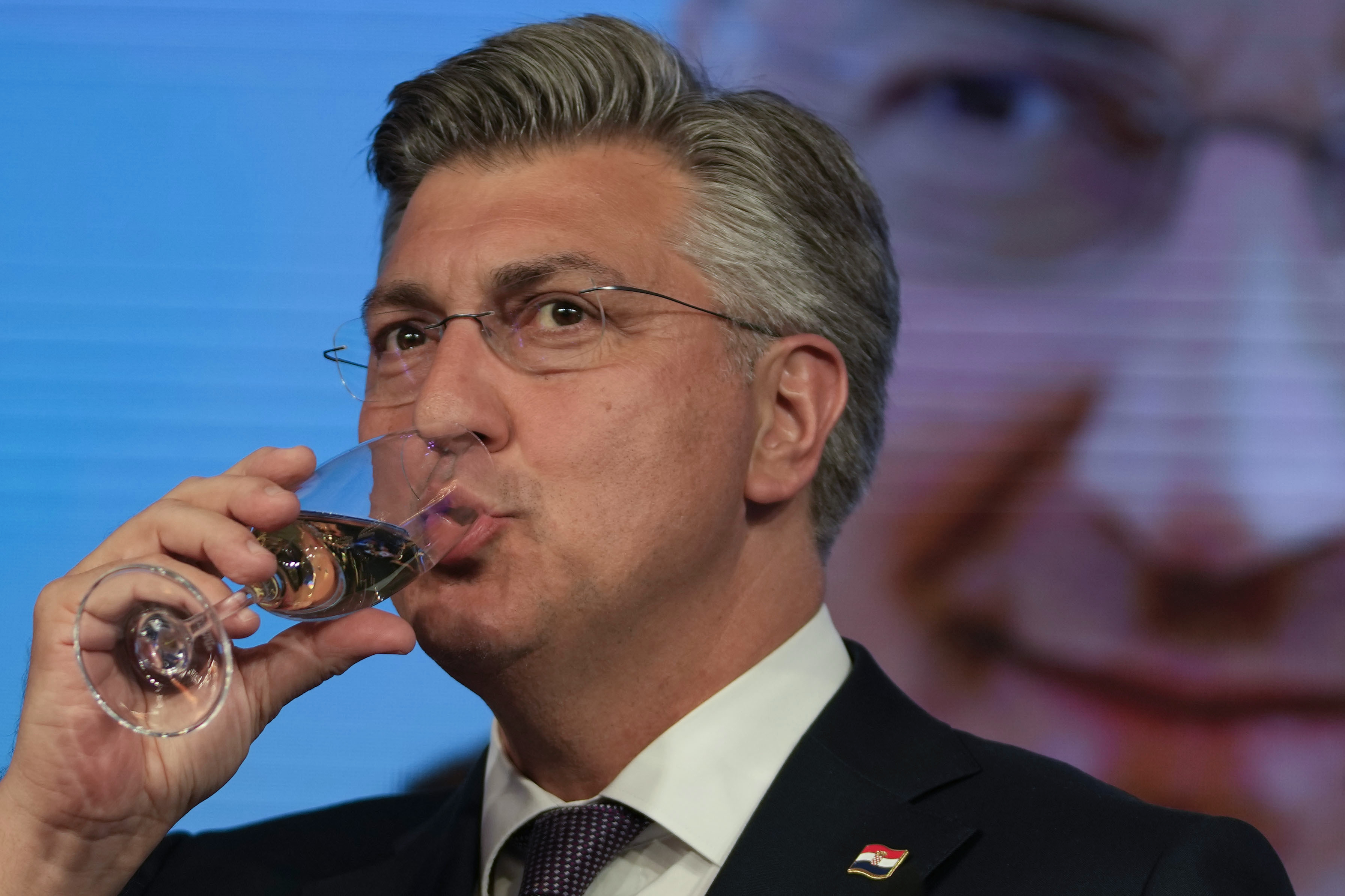 Kroatiens sittande premiärminister Andrej Plenković. Arkivbild. Foto: Darko Vojinovic/AP/TT