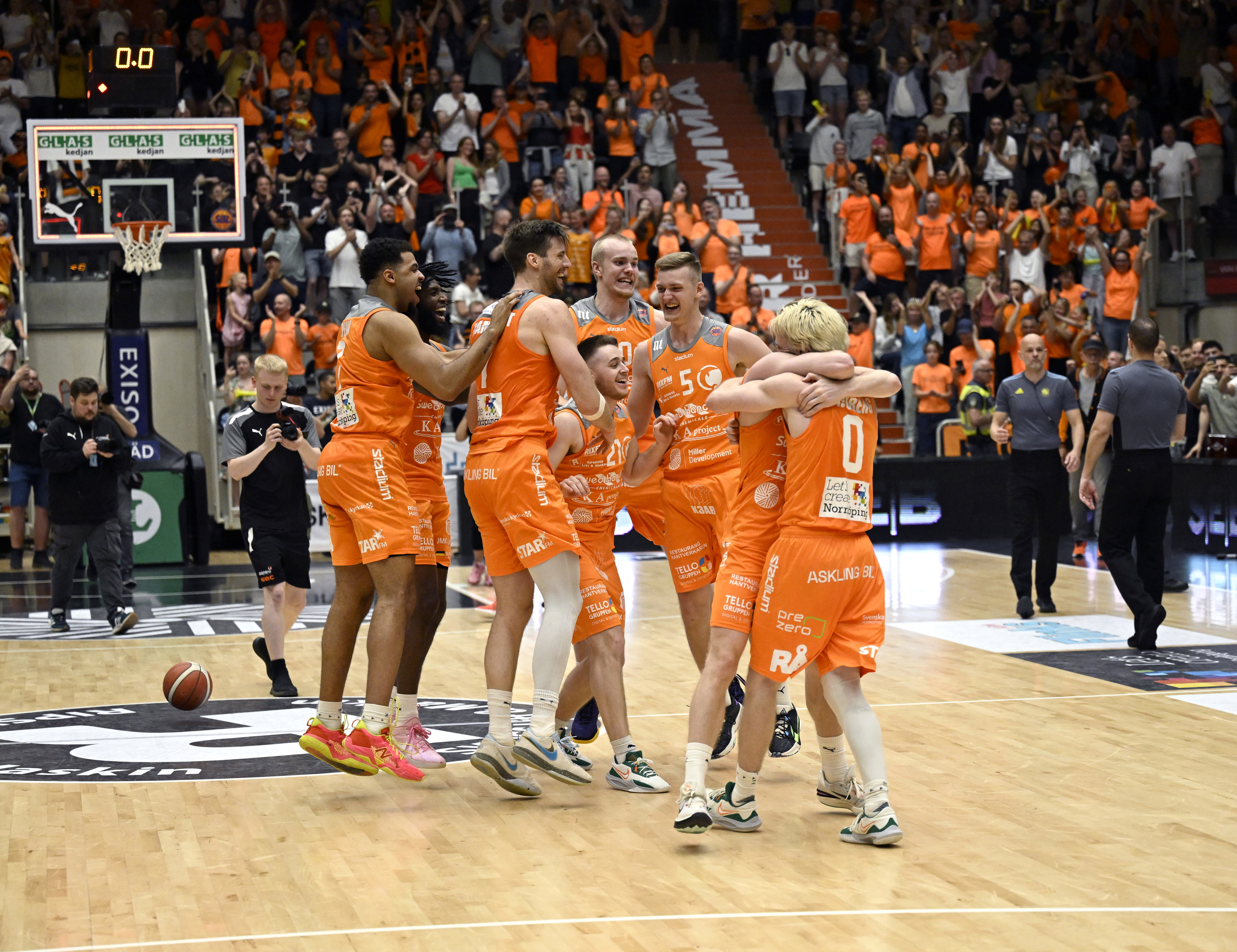 Norrköping tog sitt fjärde raka SM-guld under lördagen. Foto: Fredrik Sandberg/TT